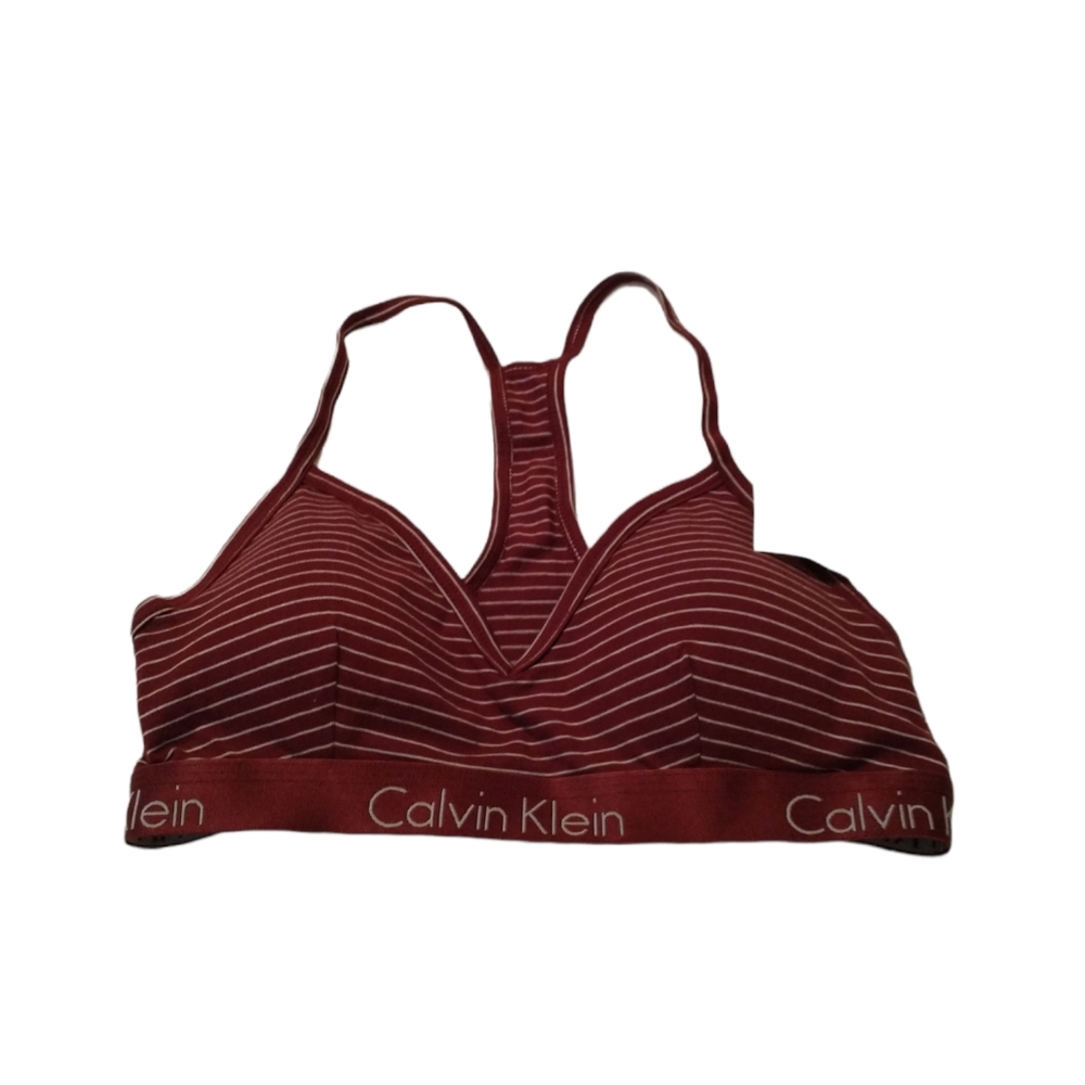 Calvin Klein Bralette Burgandy M